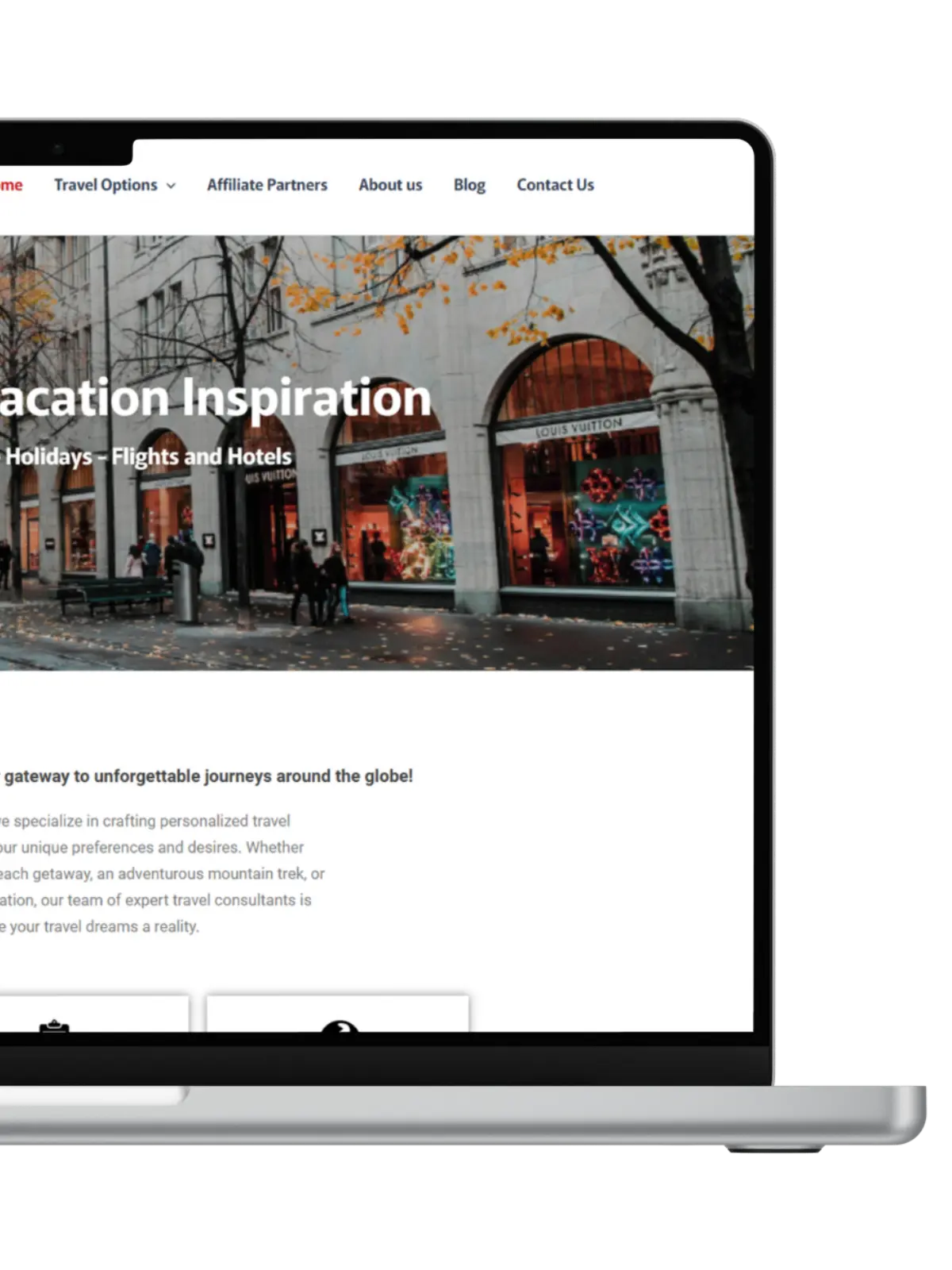 Vacation Inspiration Website